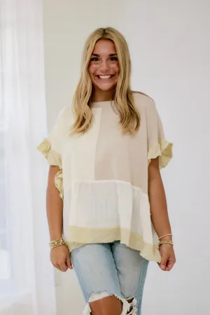 Say It Softly Block Sweater