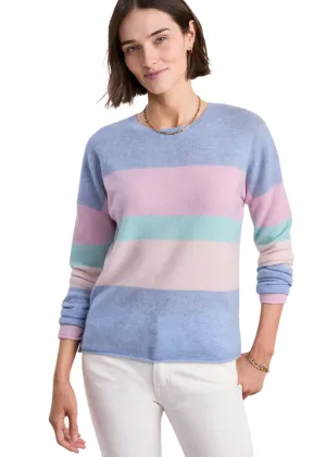 SEASPUN CASHMERE STRIPE SWEATER