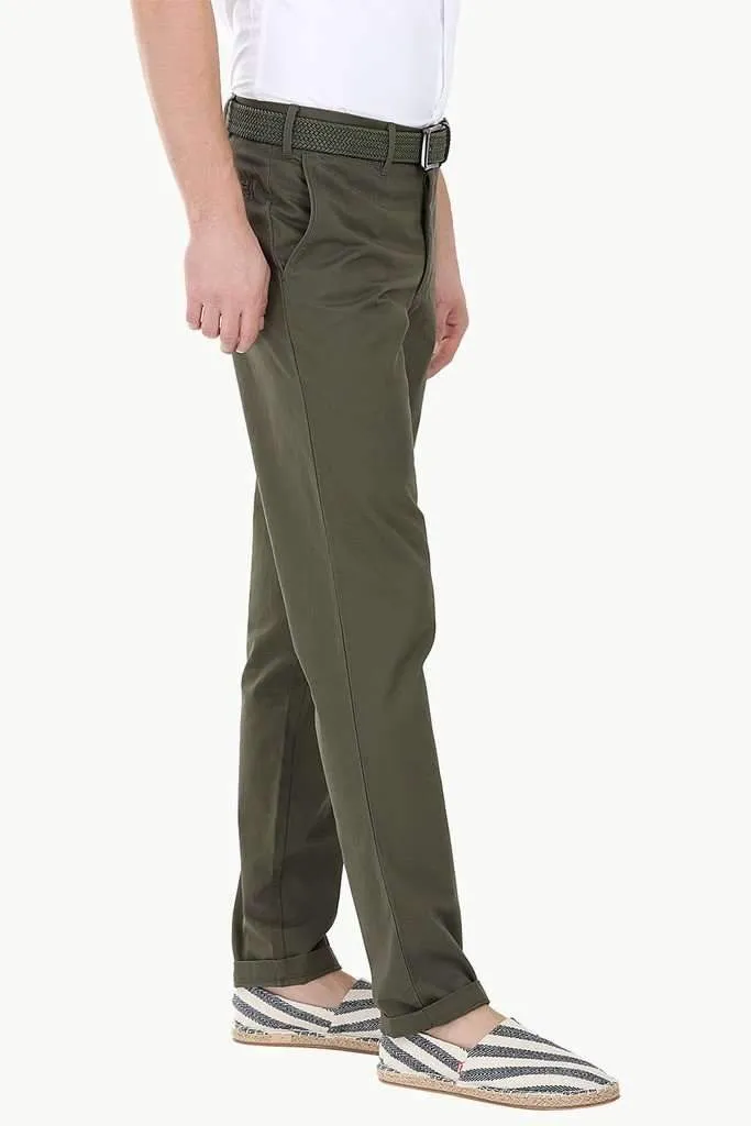 Soft Slight Stretch Cotton Twill Chino Pant