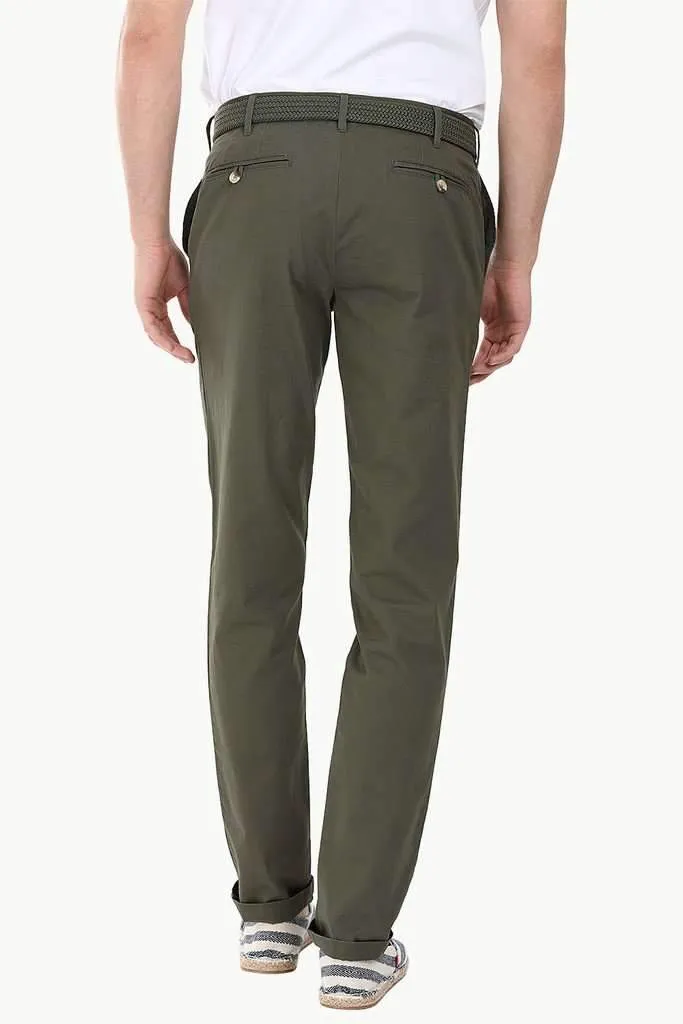 Soft Slight Stretch Cotton Twill Chino Pant