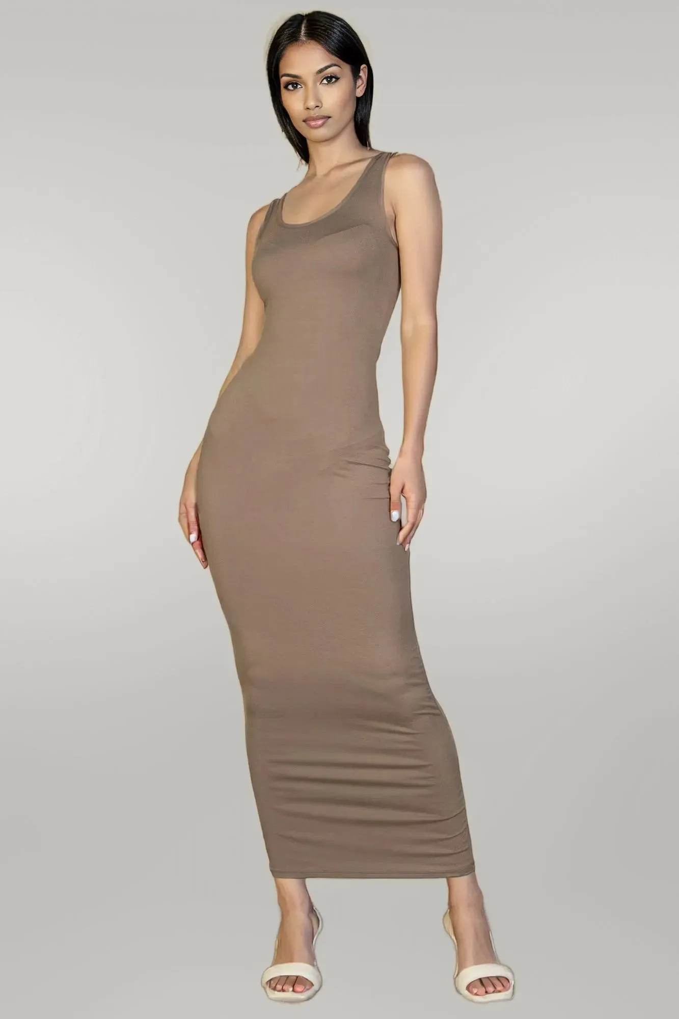Solid Basic Maxi Dress