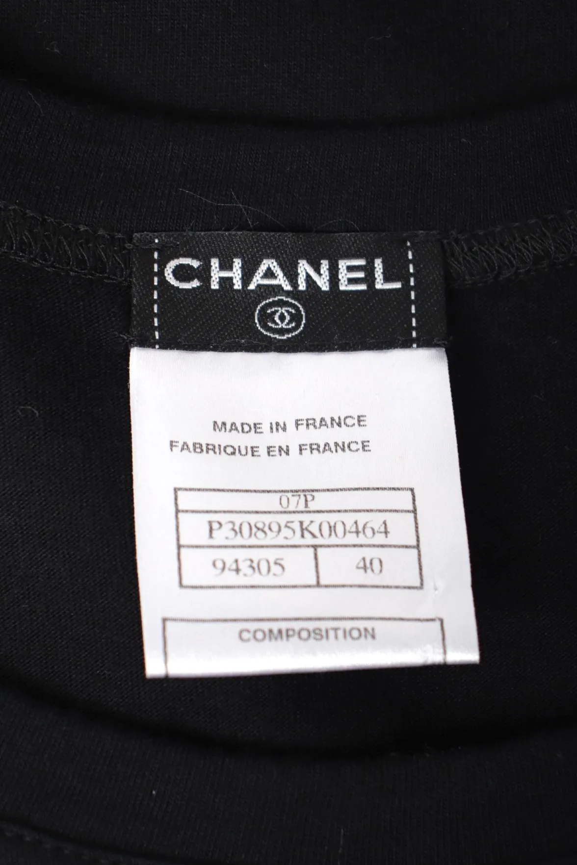 S/S 2007 Chanel Logo Cutout Top