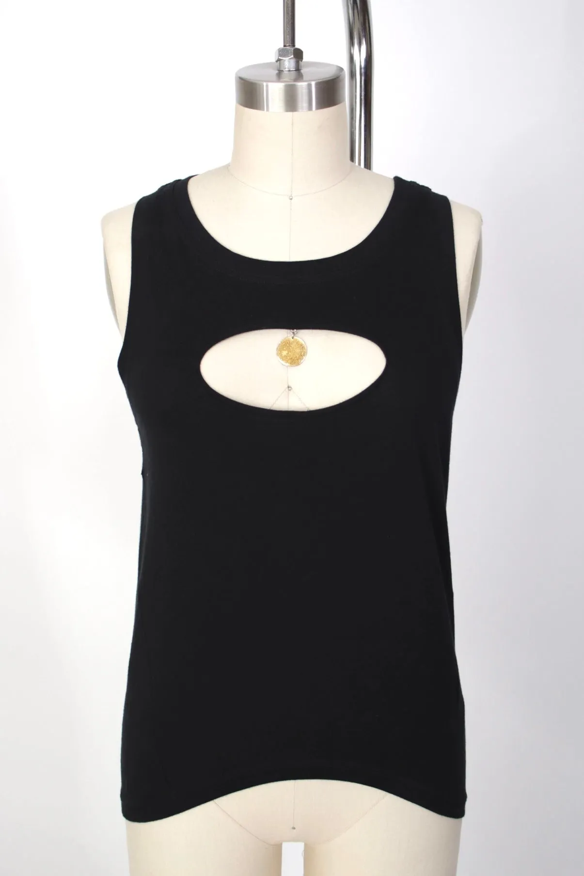 S/S 2007 Chanel Logo Cutout Top