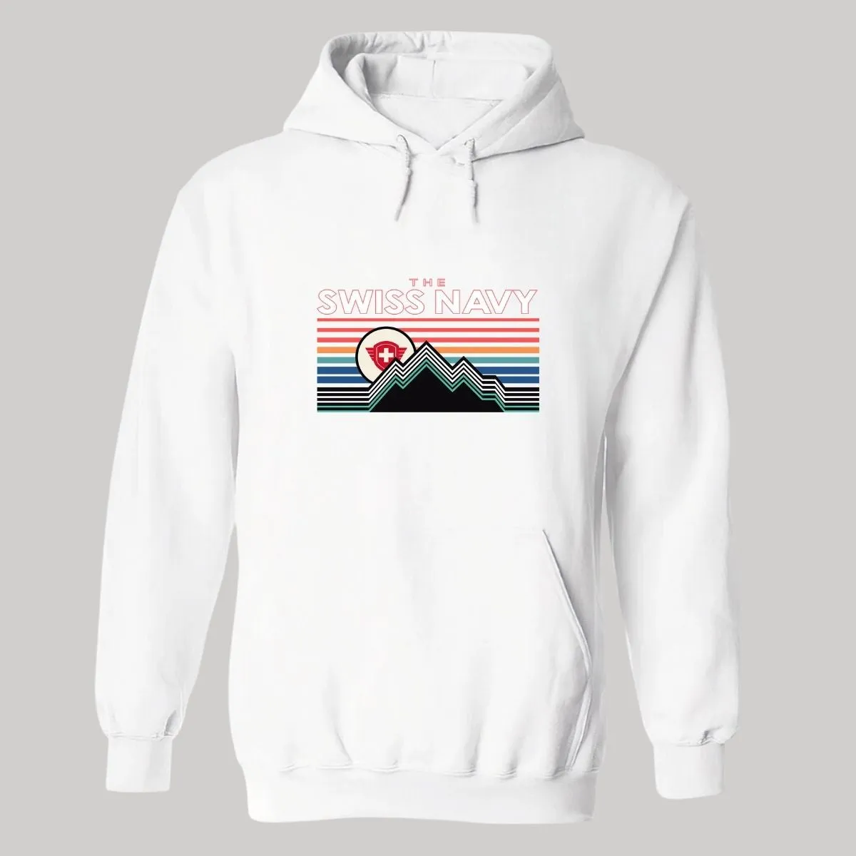 Sudadera Hombre Hoodie The Swiss Navy Montañas