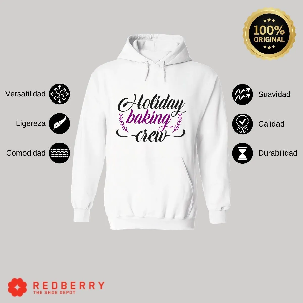 Sudadera Navideña Hombre Deportiva Hoodie 043