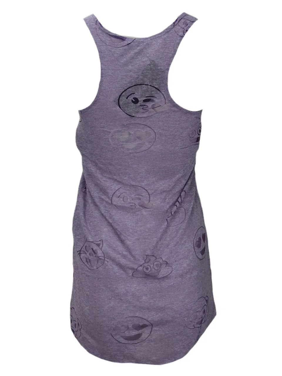 TEREZ Women's Purple Racerback Tank Shirt #409011096 Large NWT