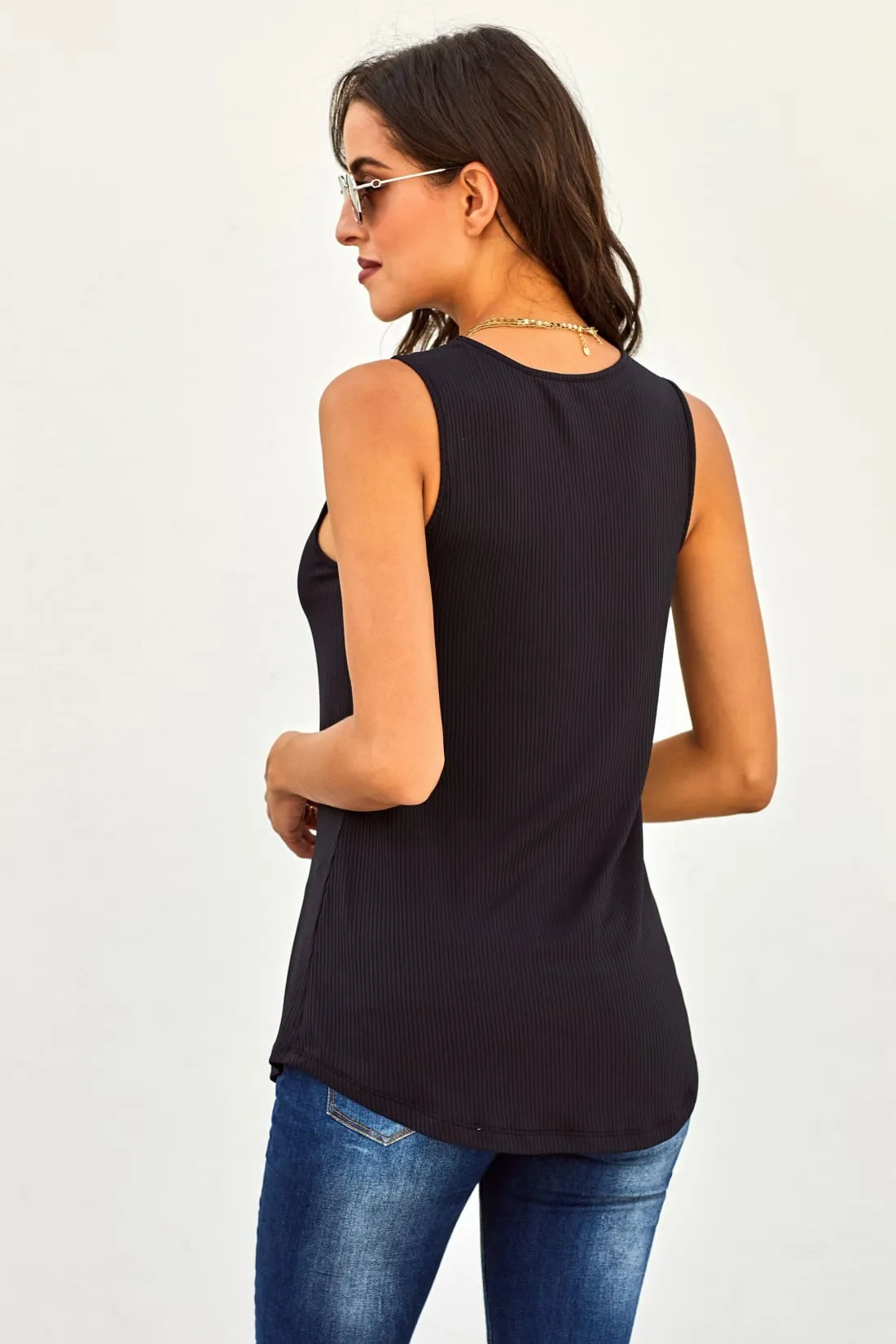 The 3 Button Tank - Limited Quantities