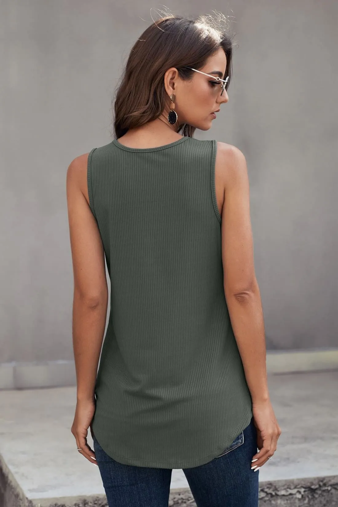 The 3 Button Tank - Limited Quantities