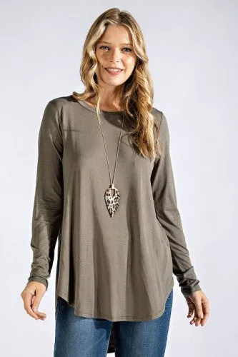 The Fave Basic Round Neck L/S Top