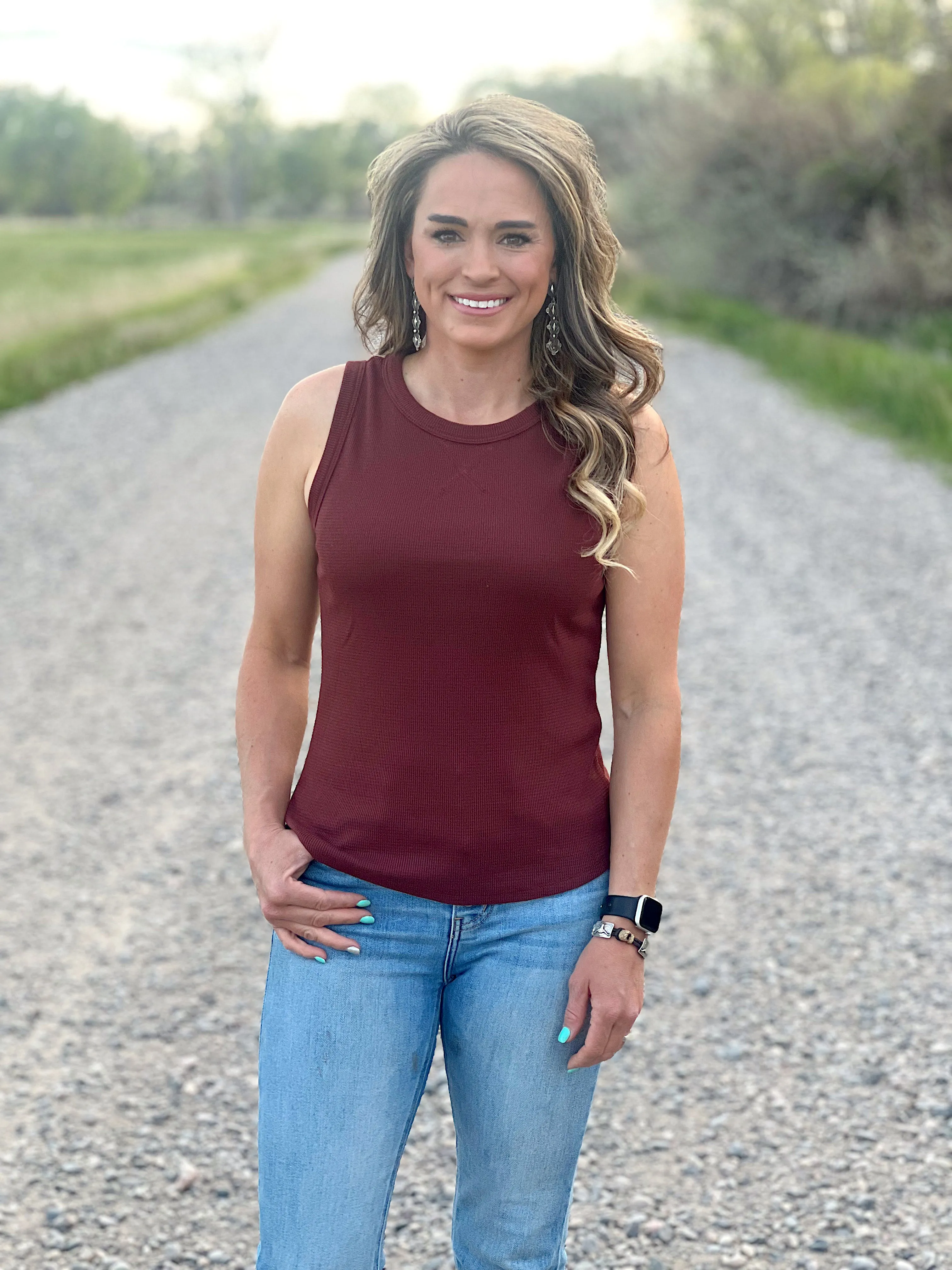 The Waffle Knit Tank