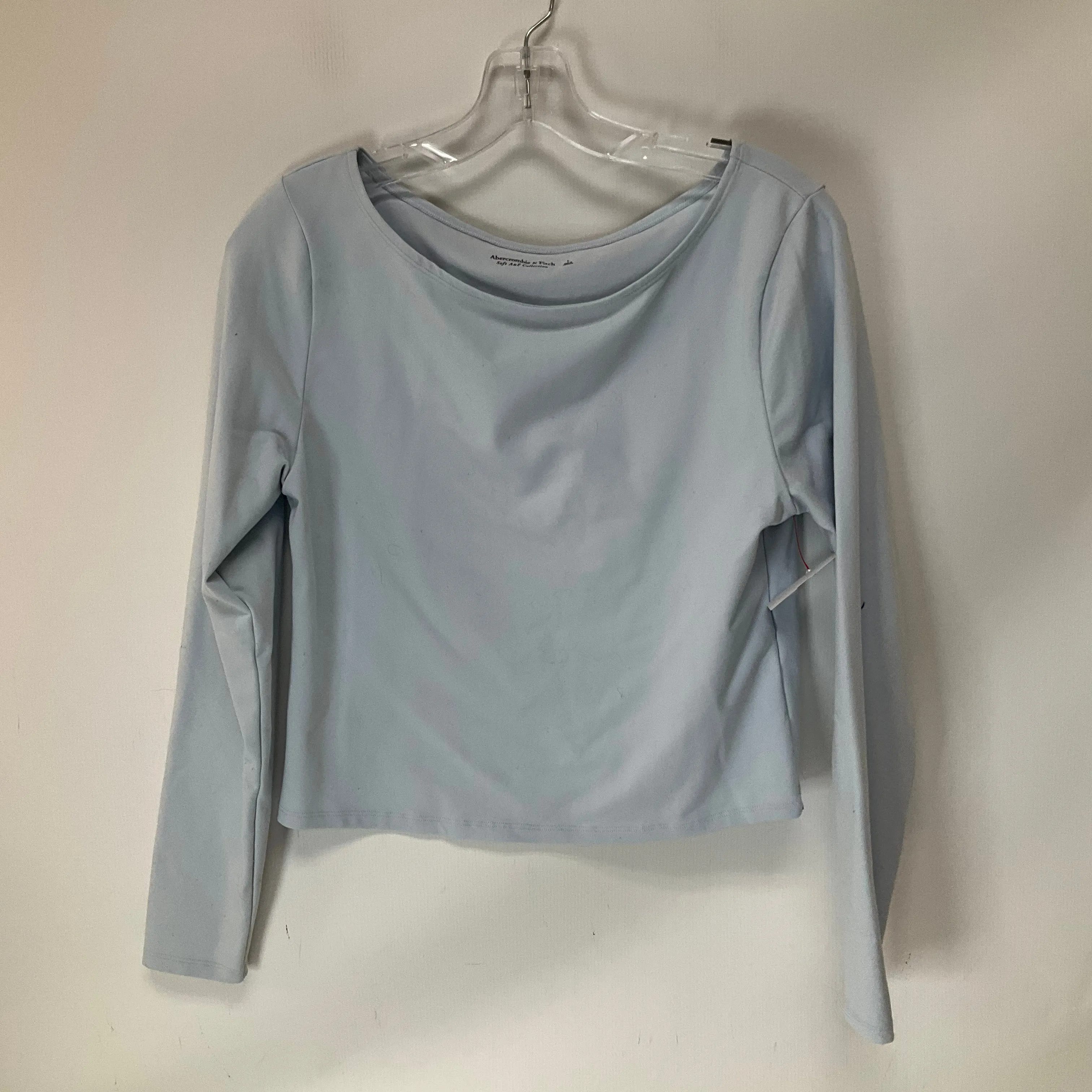 Top Long Sleeve Basic By Abercrombie And Fitch In Blue, Size: L