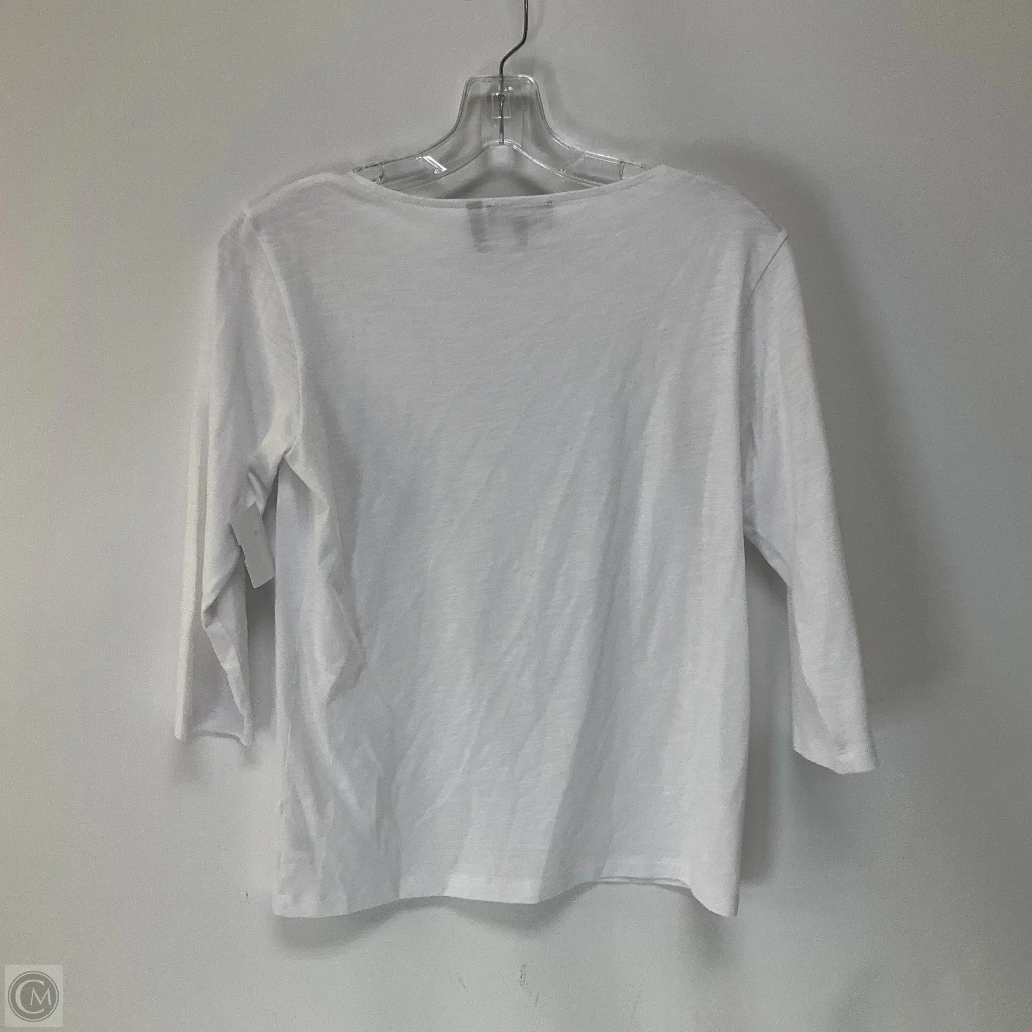Top Long Sleeve Basic By Theory In Yellow, Size: Sp