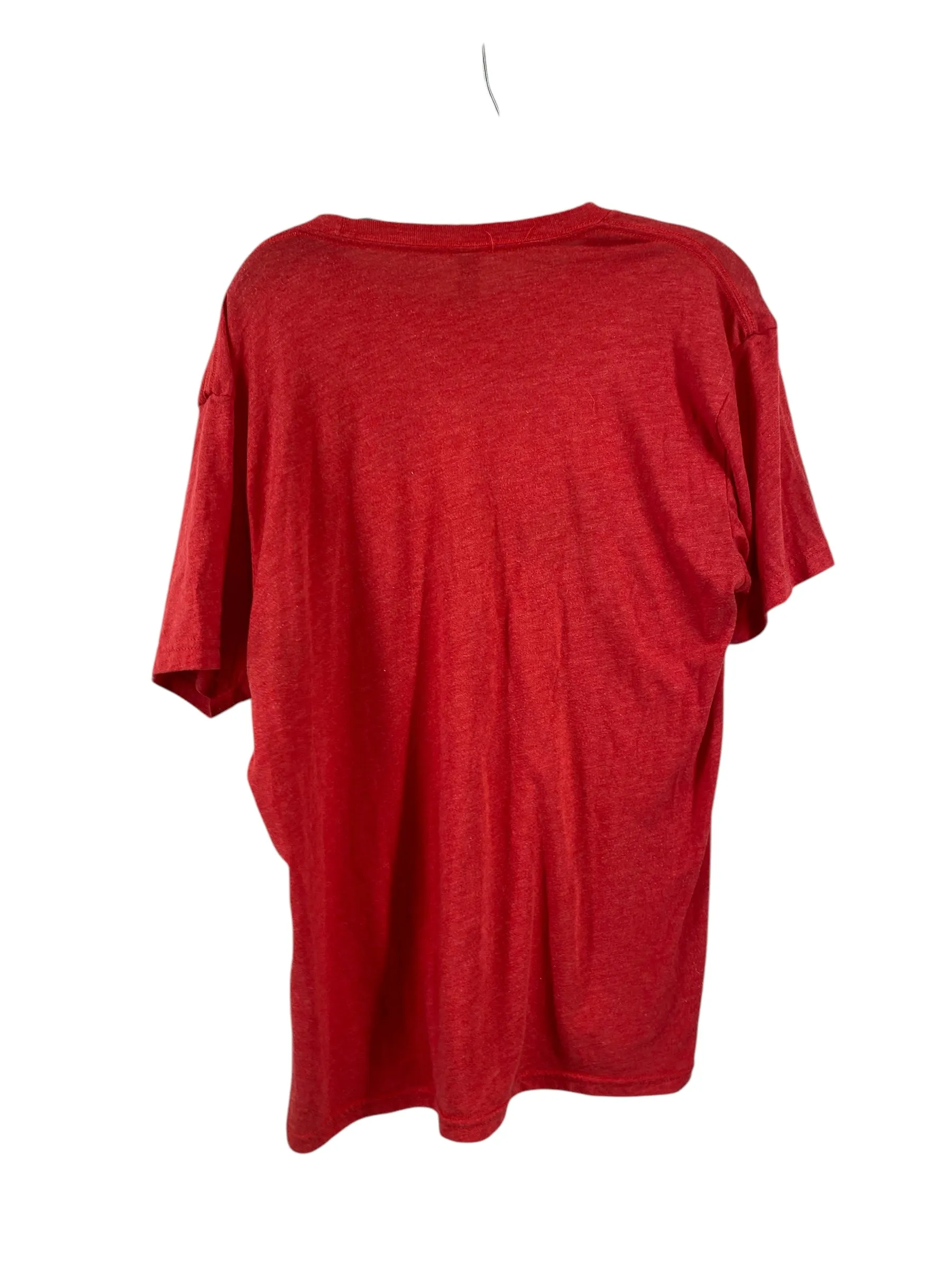 Top Short Sleeve Basic By Clothes Mentor In Red, Size: L