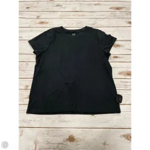 Top Short Sleeve Basic By Madewell In Black, Size: L