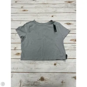 Top Short Sleeve Basic By Wild Fable In Grey, Size: Xl