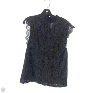 Top Sleeveless By Cable And Gauge In Black, Size: M