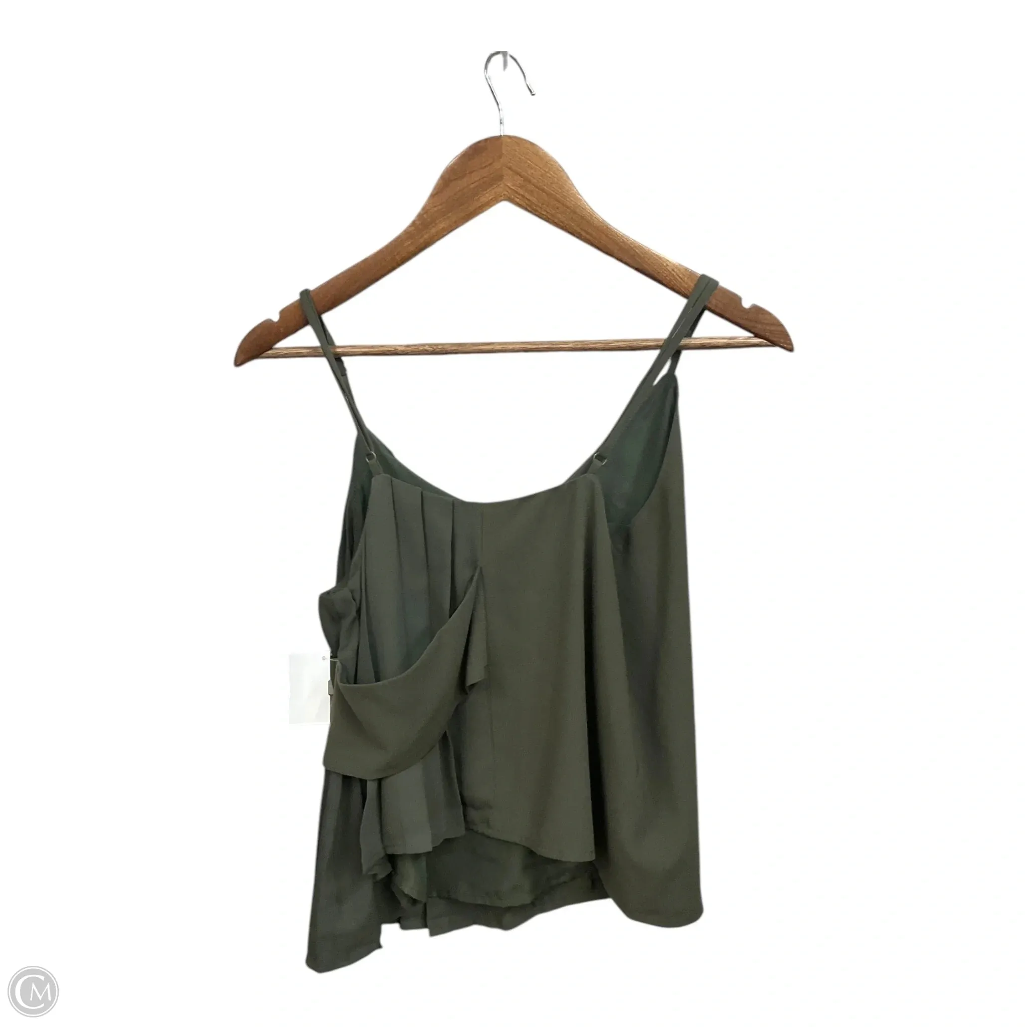 Top Sleeveless By Cmc In Green, Size: M