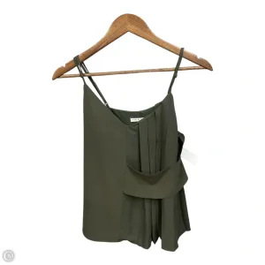 Top Sleeveless By Cmc In Green, Size: M