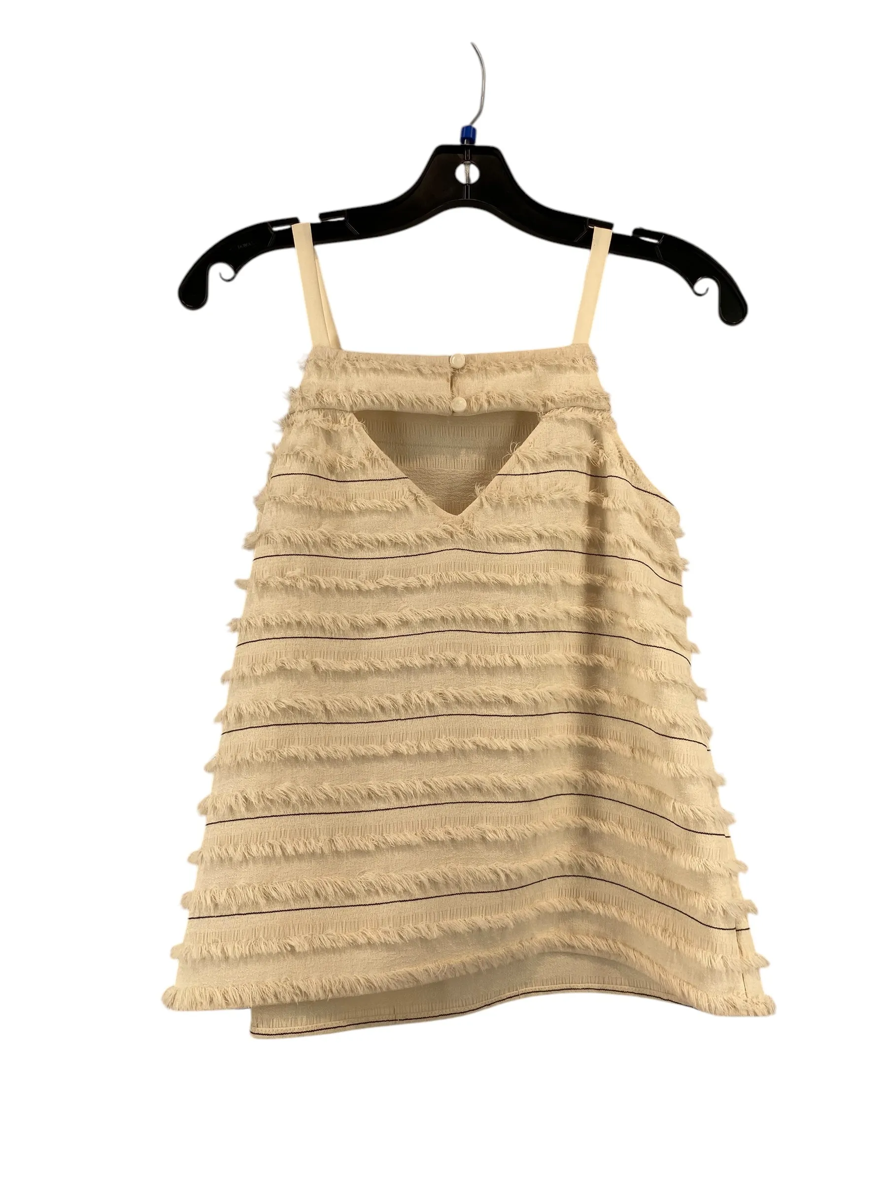 Top Sleeveless By Maeve In Cream, Size: 2