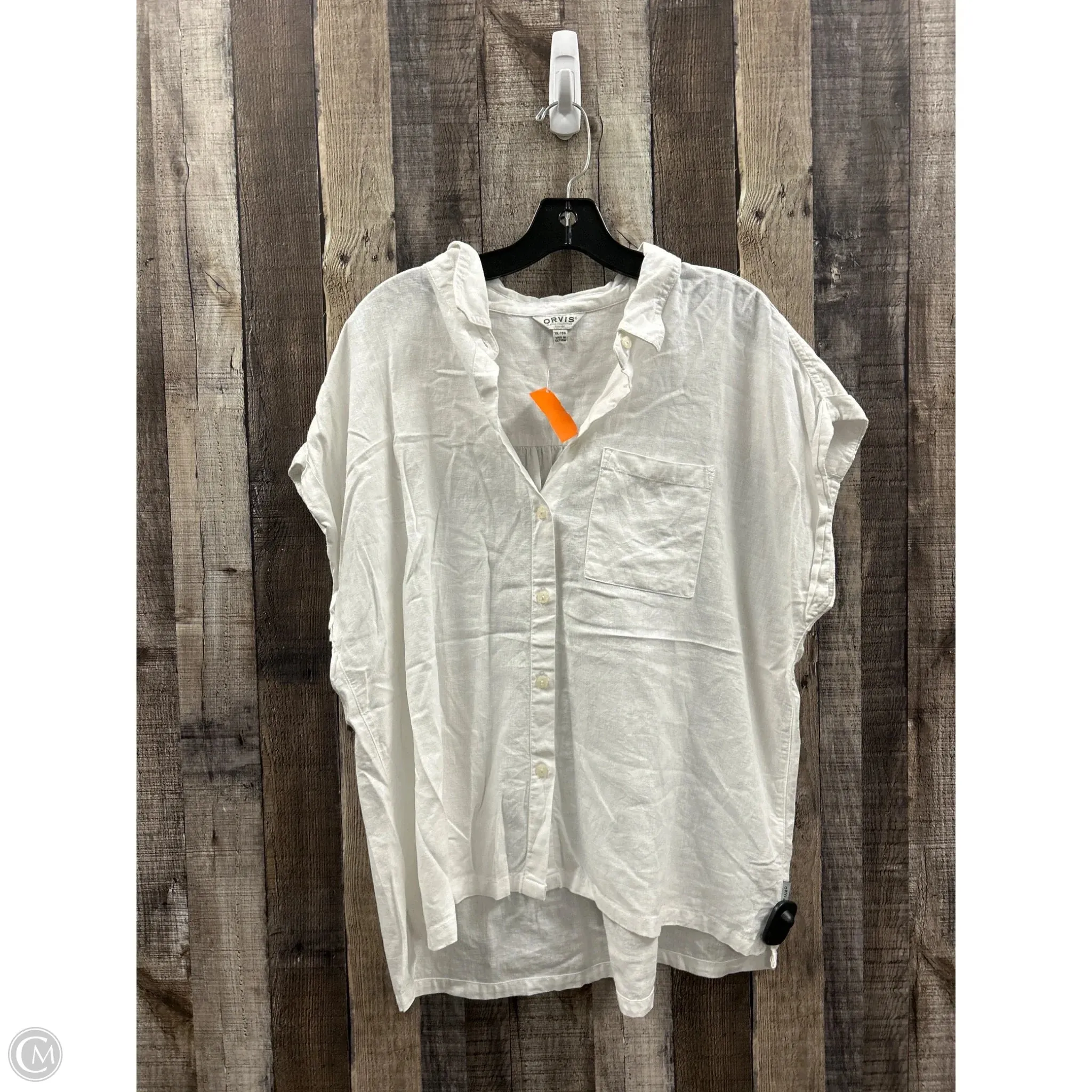 Top Sleeveless By Orvis In White, Size: Xl