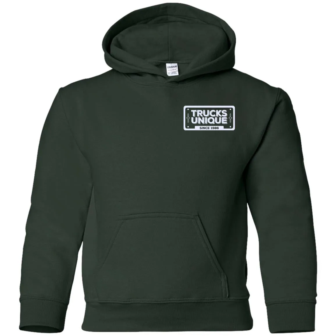 Trucks Unique 2-side print G185B Gildan Youth Pullover Hoodie