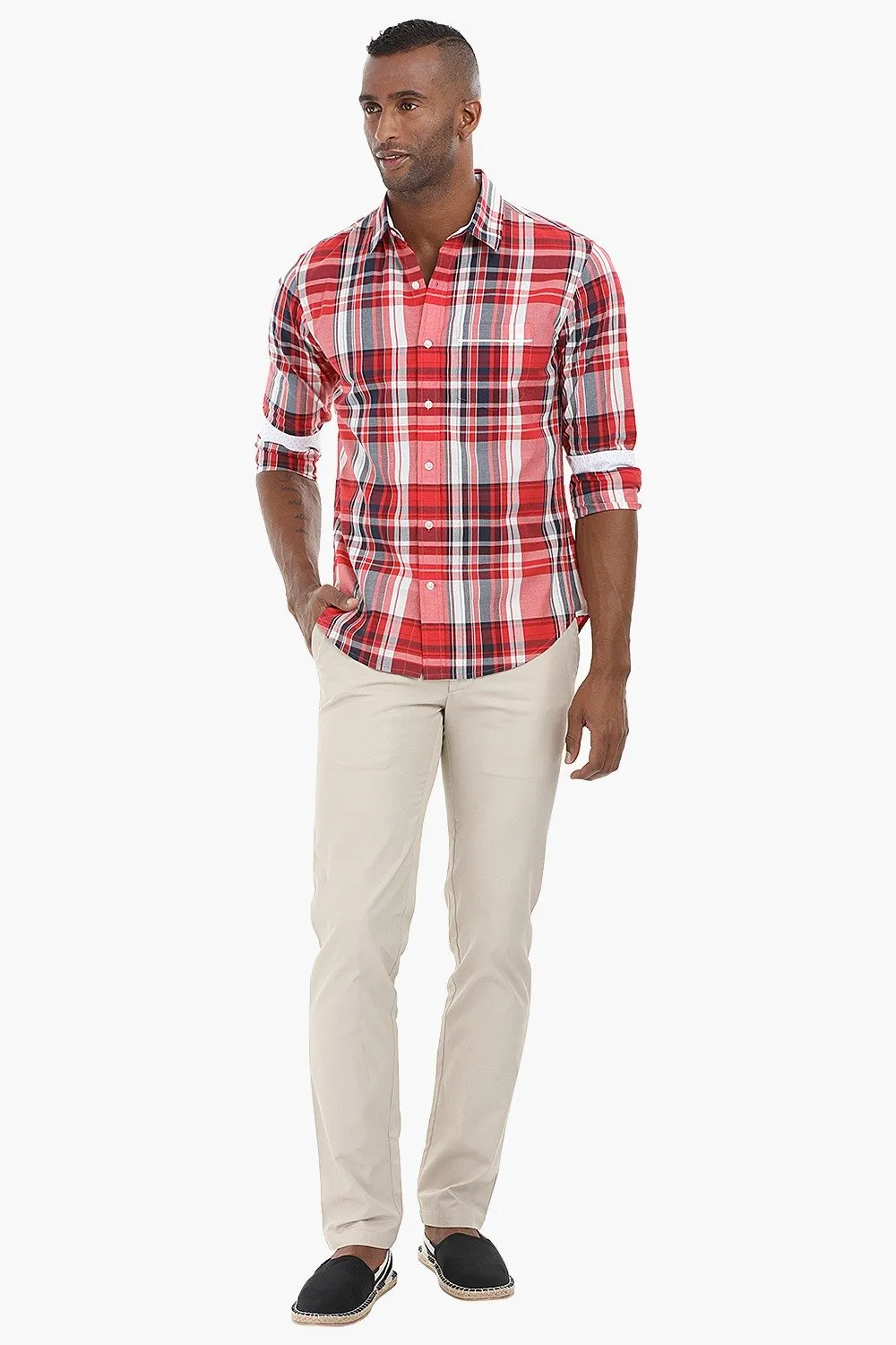 Twill Chino Casual Pants