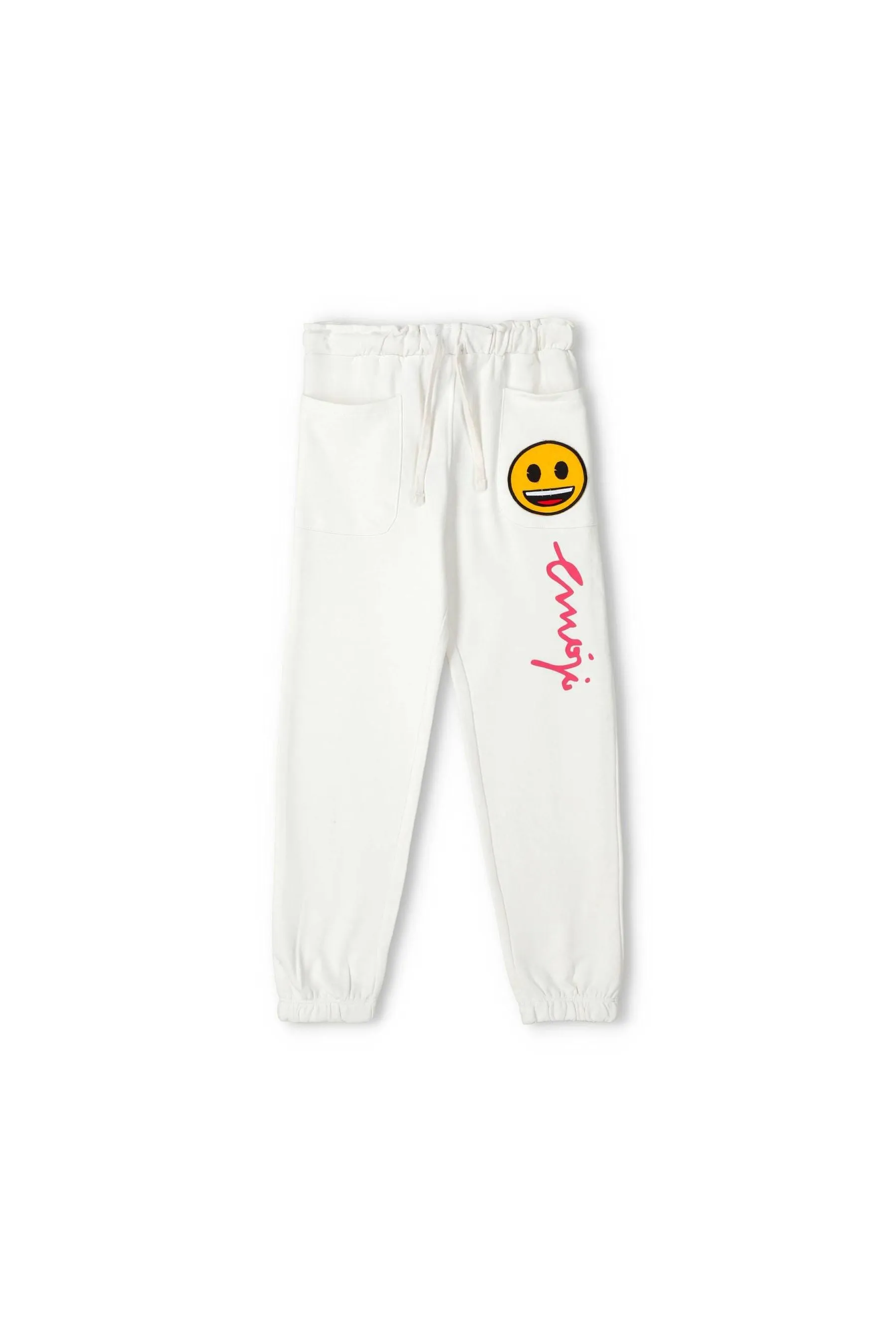 Typography Jogger Pants | emoji |  kidz clothes.