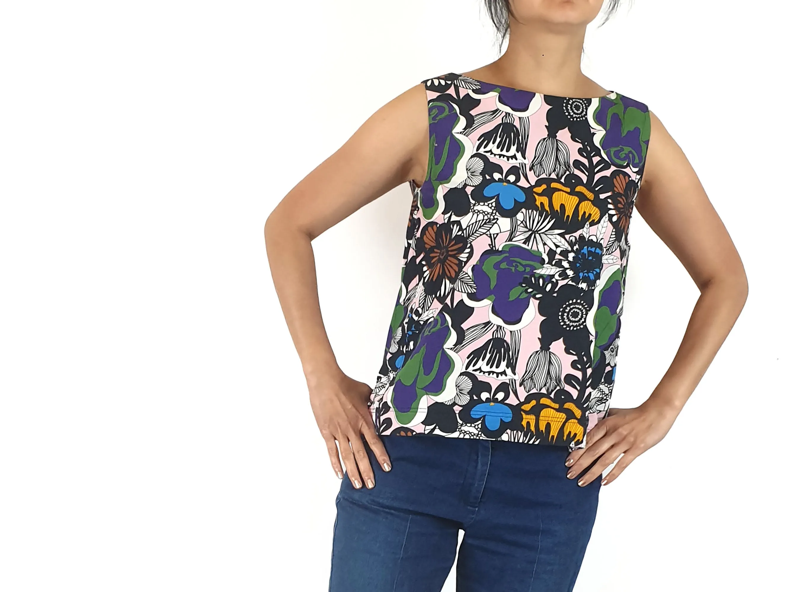 Uniqlo   Marimekko unique print top size small