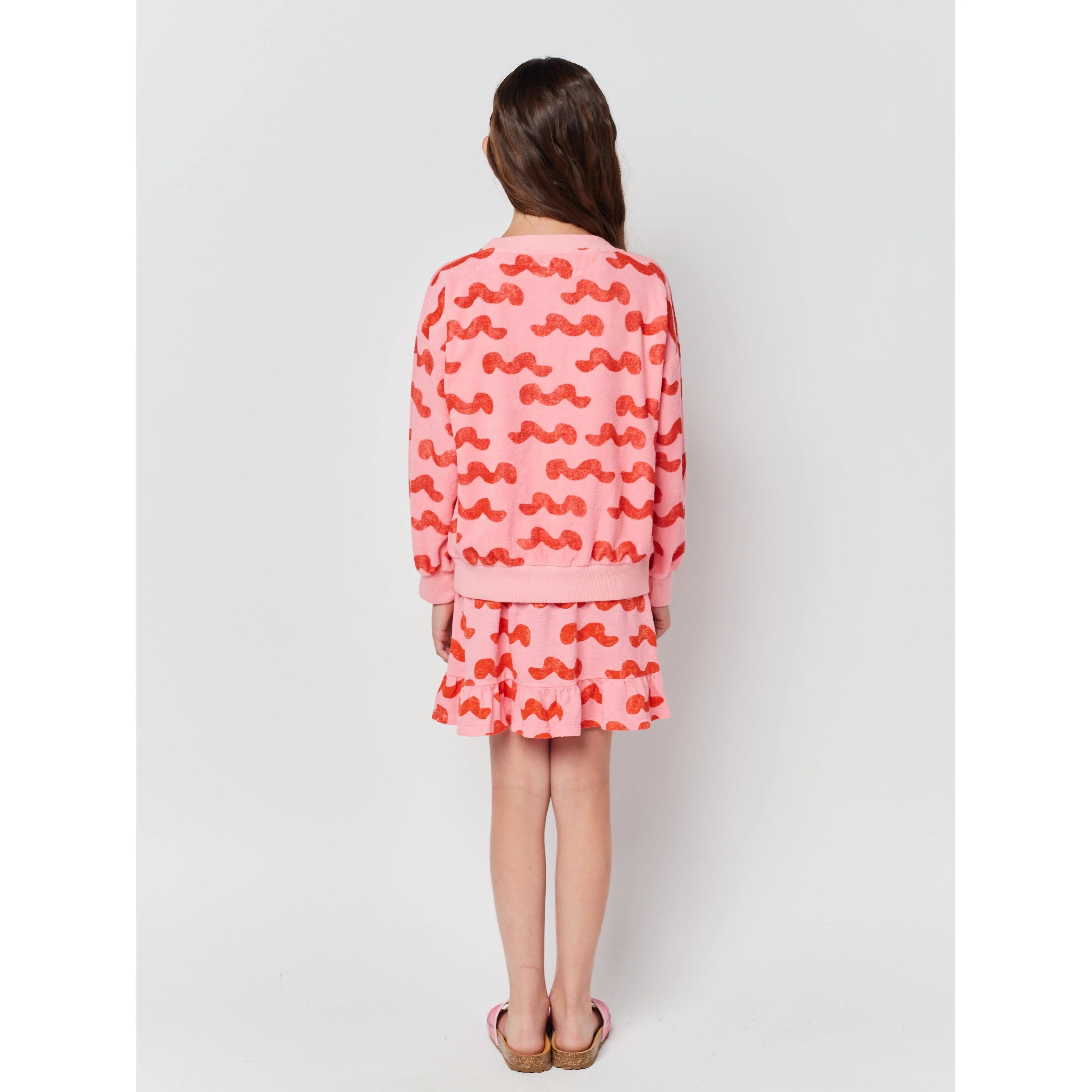 Waves All Over Terry Sweatshirt