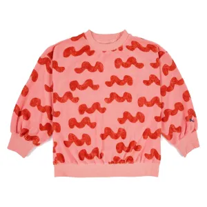 Waves All Over Terry Sweatshirt