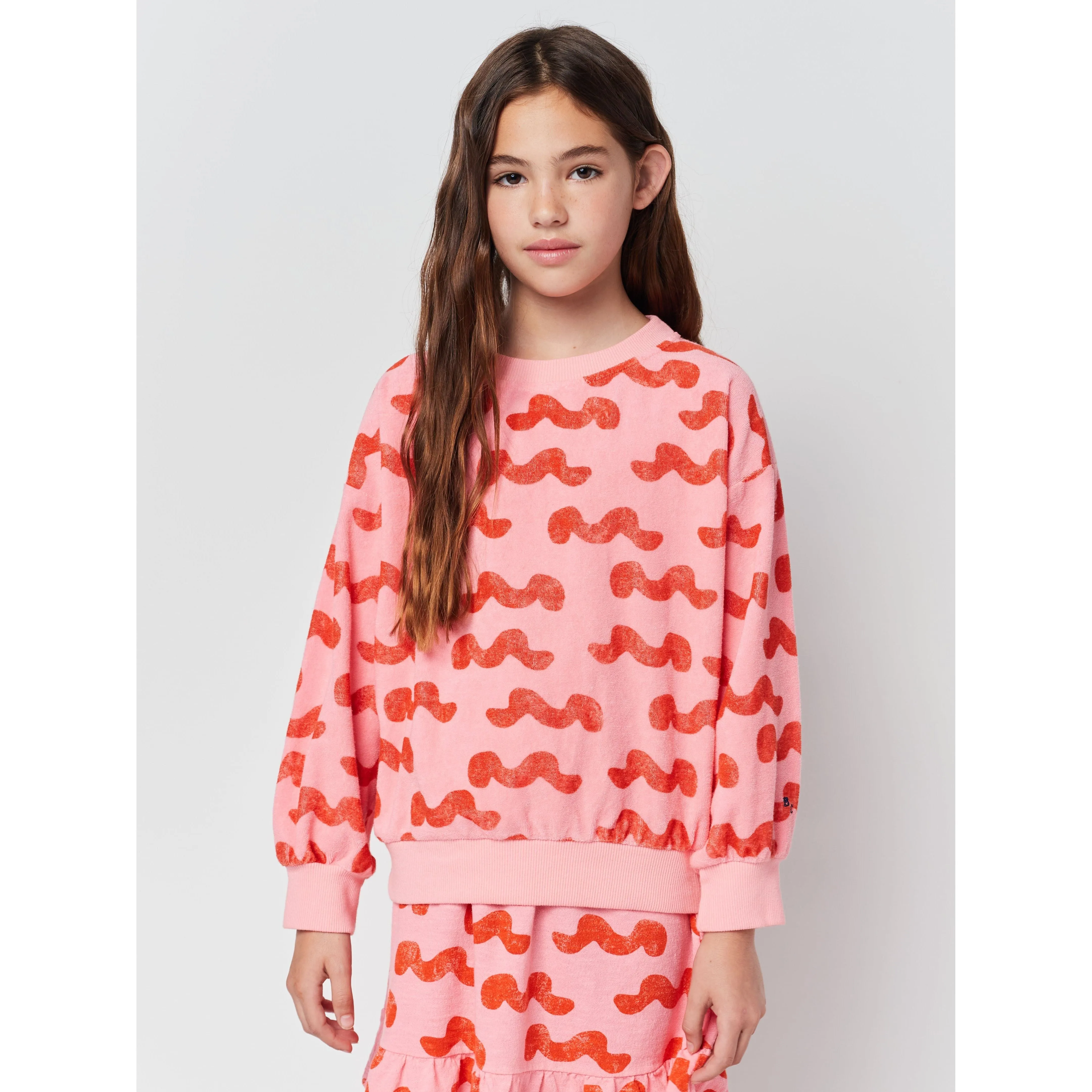Waves All Over Terry Sweatshirt