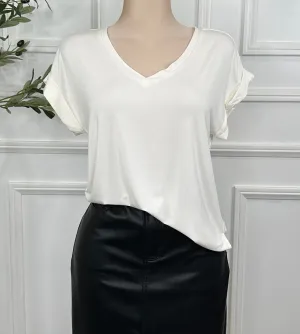 WHATEVER YOU LIKE IVORY TEE