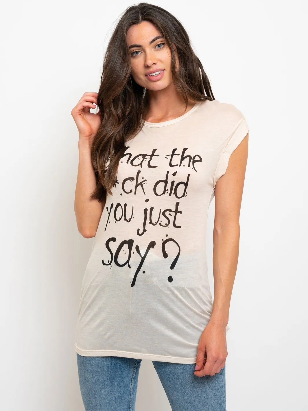 WOMEN'S BASIC GRAPHIC T-SHIRT TOP