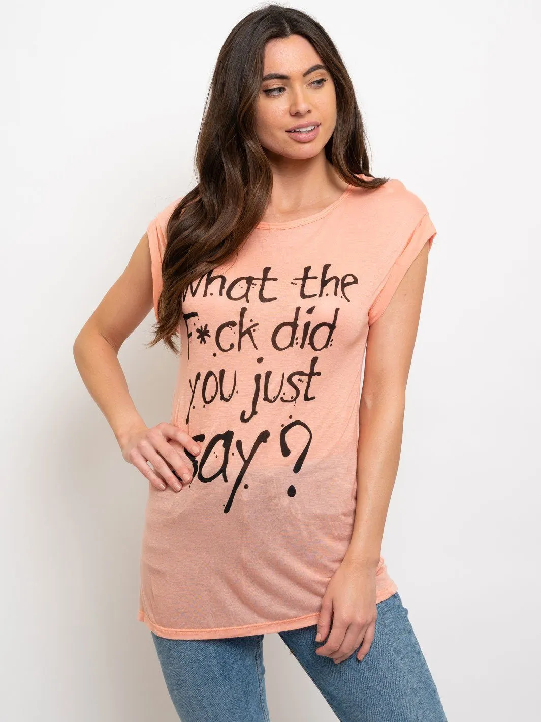 WOMEN'S BASIC GRAPHIC T-SHIRT TOP