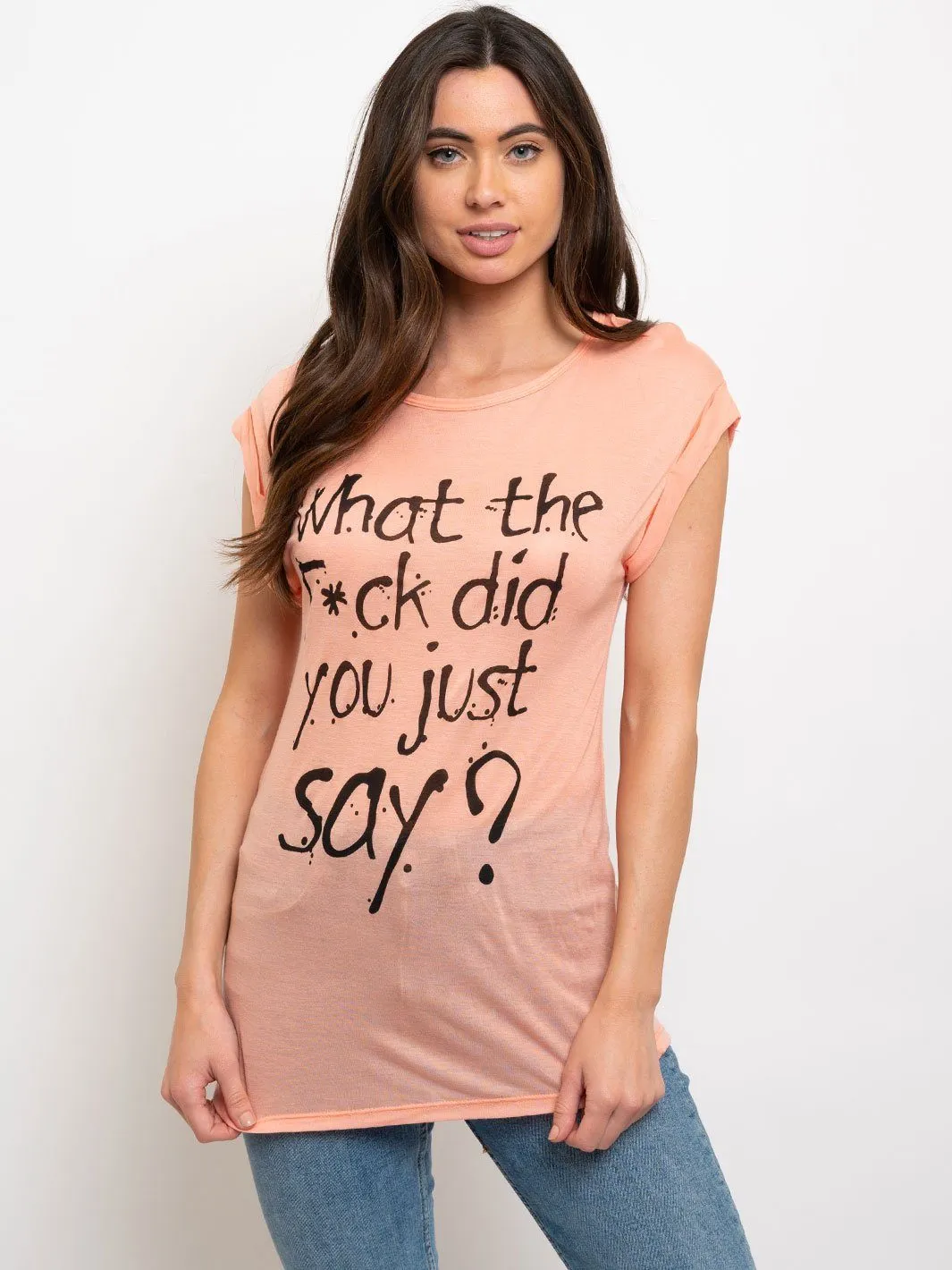 WOMEN'S BASIC GRAPHIC T-SHIRT TOP