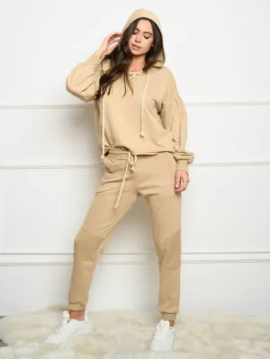 WOMEN'S BRAIDED SEL TIE JOGGER PANTS