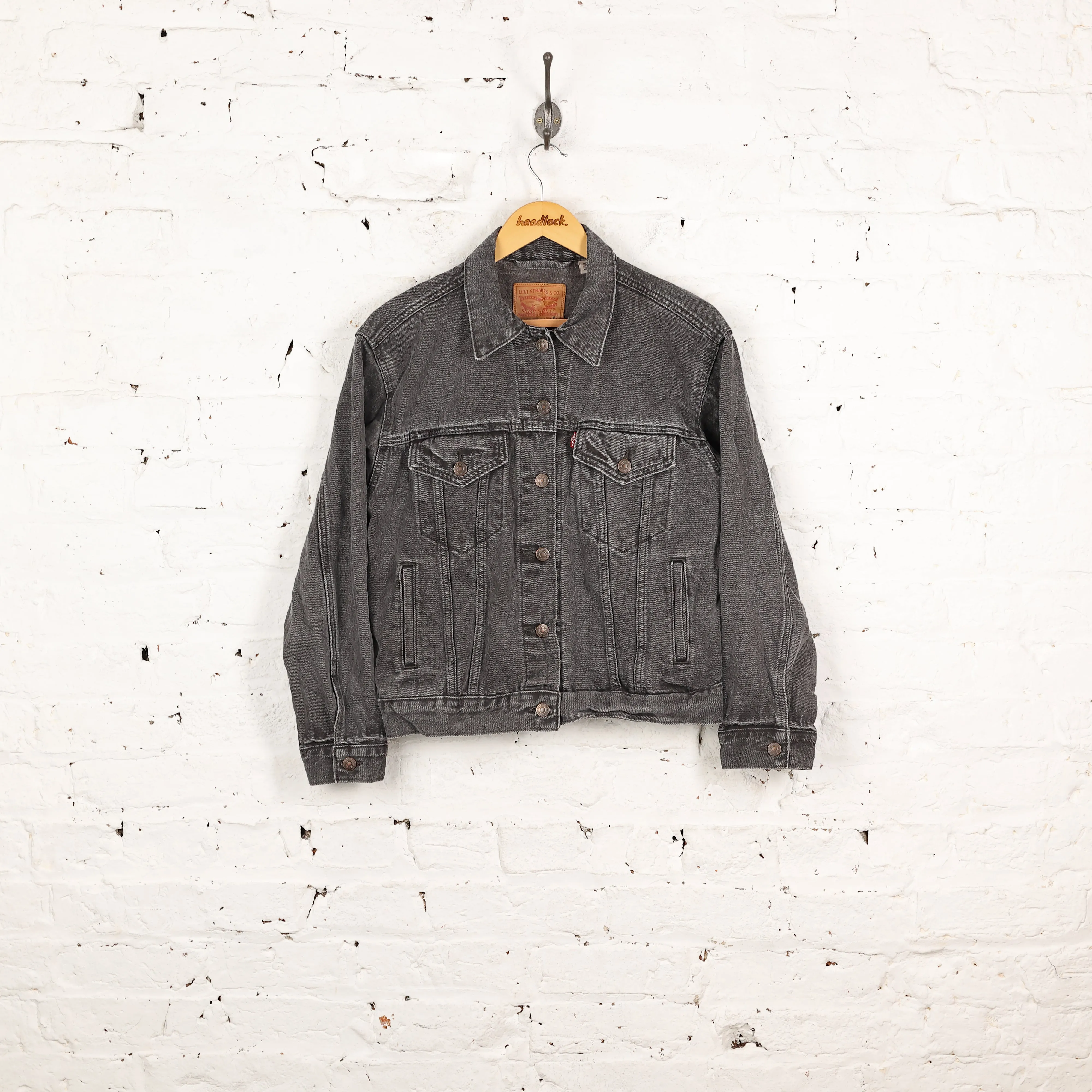 Women's Levis Denim Jacket - Grey - Women's M