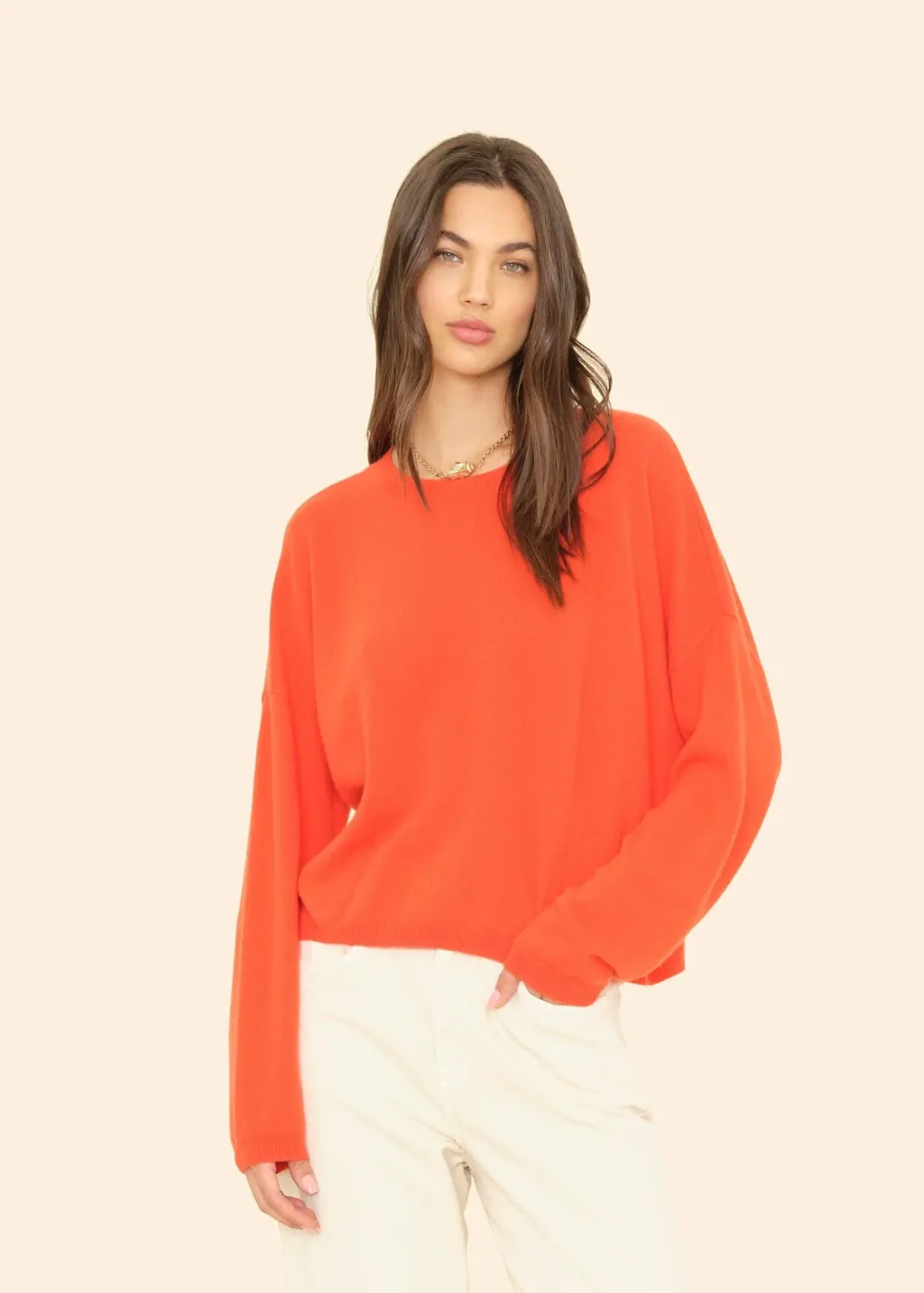 Xírena Lela Sweater in Red Sun